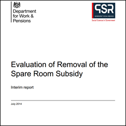 Evaluation of Removal of the Spare Room Subsidy:  Interim Report