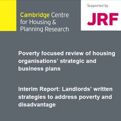 Interim Report: Landlords’ written strategies to address poverty and disadvantage