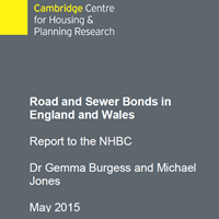 Road and Sewer Bonds in England and Wales – report to the NHBC