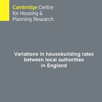 Why do house building levels vary from place to place?